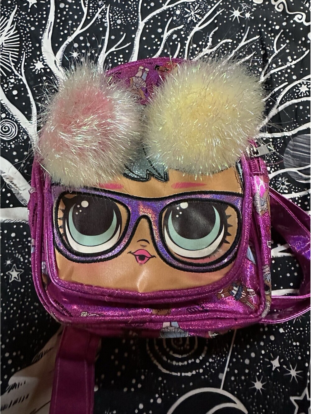 Doll Travel Backpack - Star Design Toy Carrier Bag Includes Plush Pet Pocket Adj